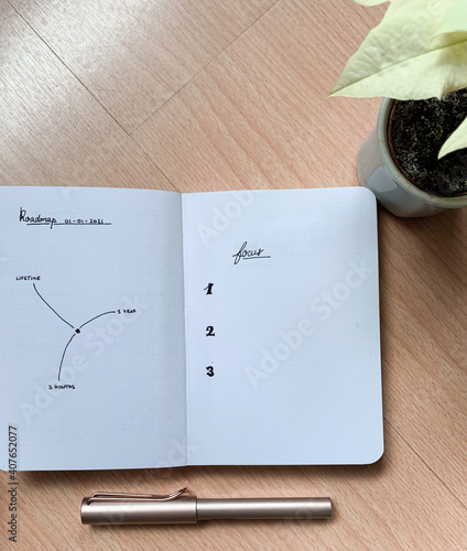 Goals Setting Bullet Journal photo