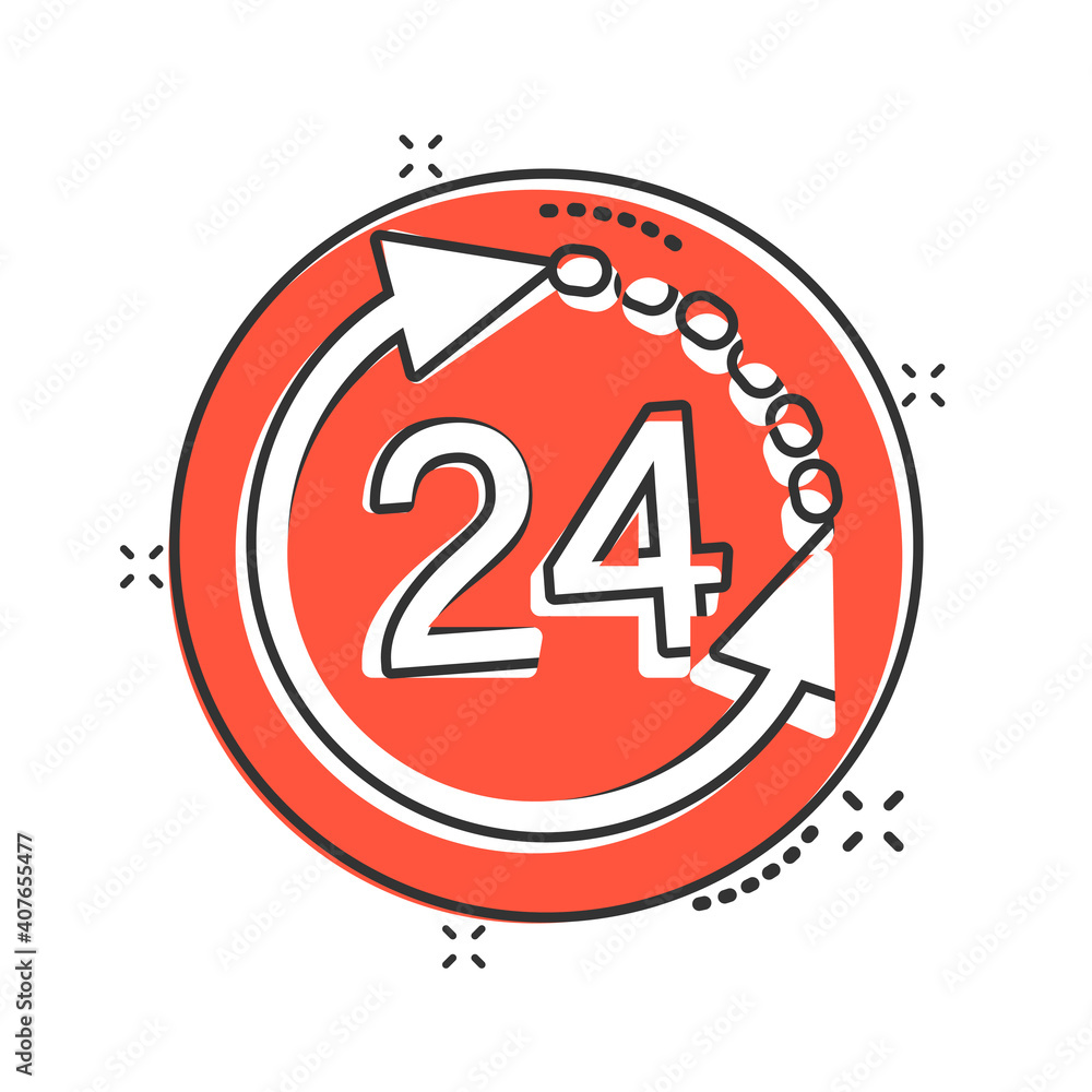 Clock icon in comic style. Watch cartoon vector illustration on white isolated background. Timer splash effect business concept. Clock icon in comic style. Watch cartoon vector illustration on white isolated background. Timer splash effect business concept.