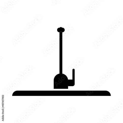 Washbasin. Vector illustration.