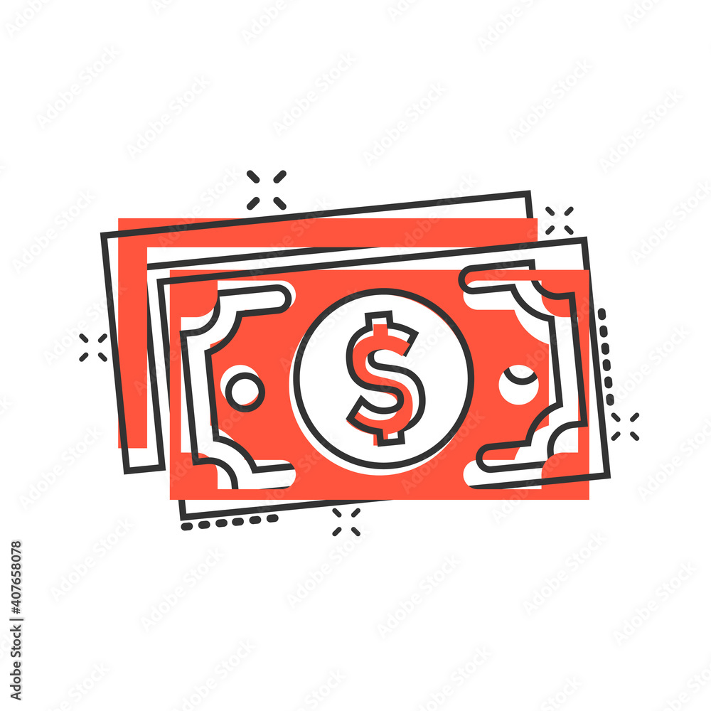 Money stack icon in comic style. Exchange cash cartoon vector illustration on white isolated background. Dollar banknote bill splash effect business concept. Money stack icon in comic style. Exchange cash cartoon vector illustration on white isolated background. Dollar banknote bill splash effect business concept.