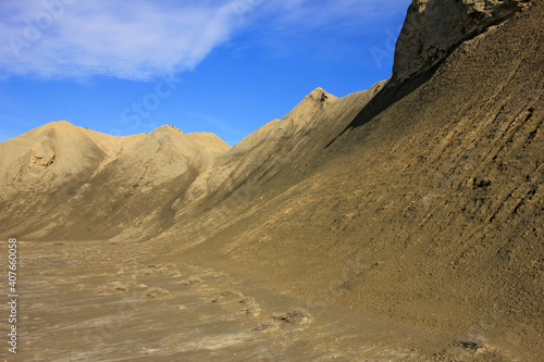 Volcanic mountains. Dashgil. Gobustan. Azerbaijan.