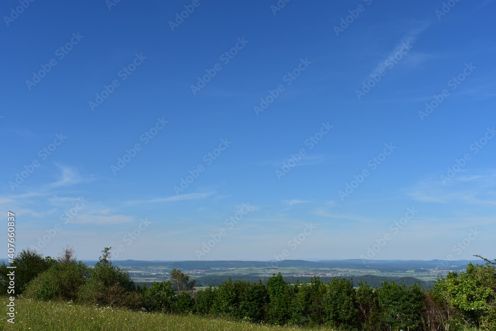 Berglandschaft in Hessen