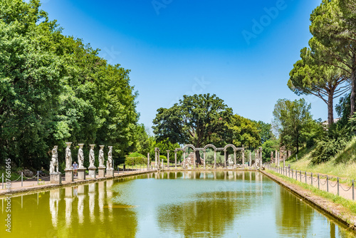 Valokuva Villa Adriana (Hadrian's Villa) in Tivoli, Italy, a UNESCO World Heritage Site