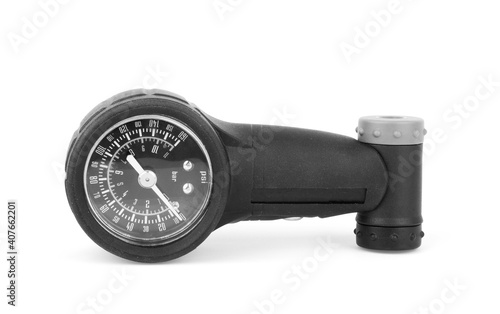 Pressure gauge isolated on white © vadarshop