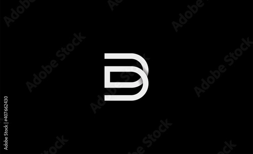 Initial DD DB Logo Design icon Illustration