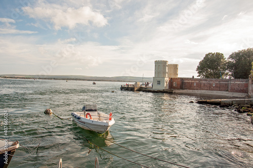 Poole harbour in the summer.