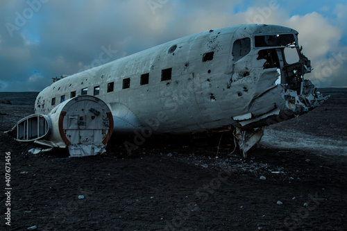 Wallpaper Mural Sólheimasandur,  DC3 on the beach, Iceland Torontodigital.ca