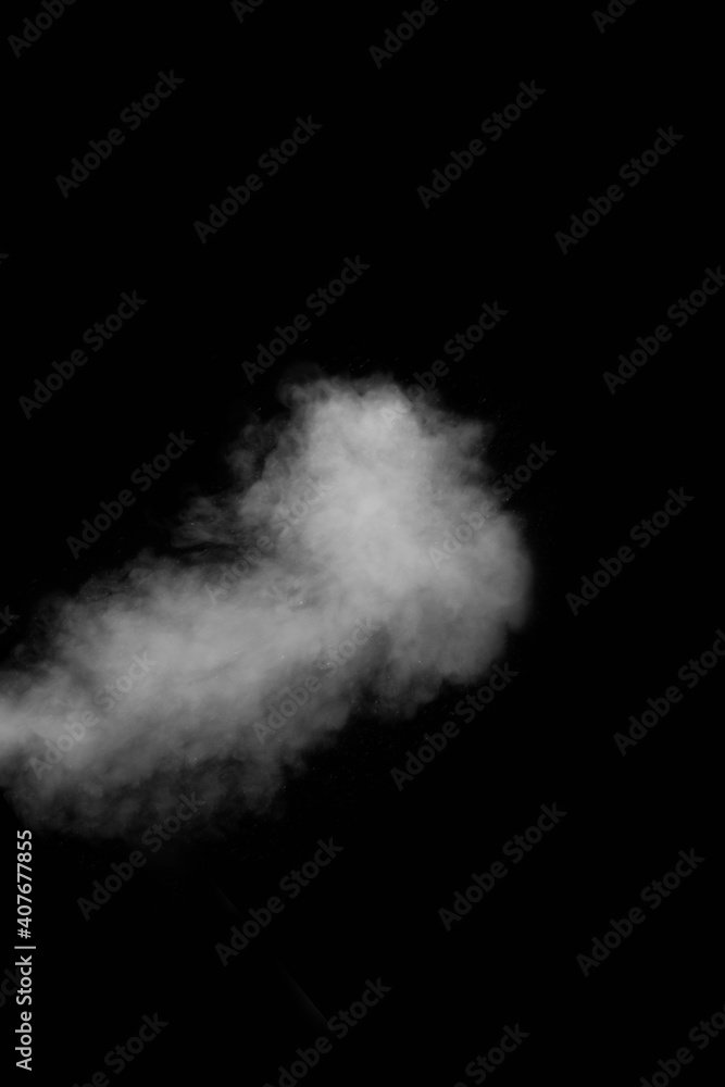 Figured smoke on a dark background. Abstract background, design element, for overlay on pictures. Figured smoke on a dark background. Abstract background, design element, for overlay on pictures.