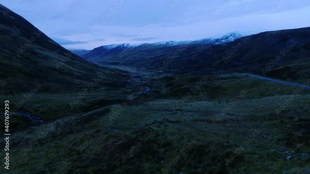 Rising View of Glenshee, Scotland Rising View of Glenshee, Scotland