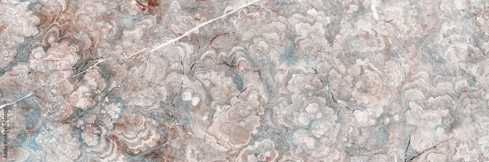 Naklejka premium natural grey pattern of marble background, Surface rock gray stone with a pattern of Emperador marbel, Close up of abstract texture with high resolution, polished quartz slice mineral for exterior.