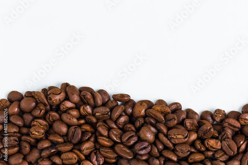 background with coffee beans © Aprilia