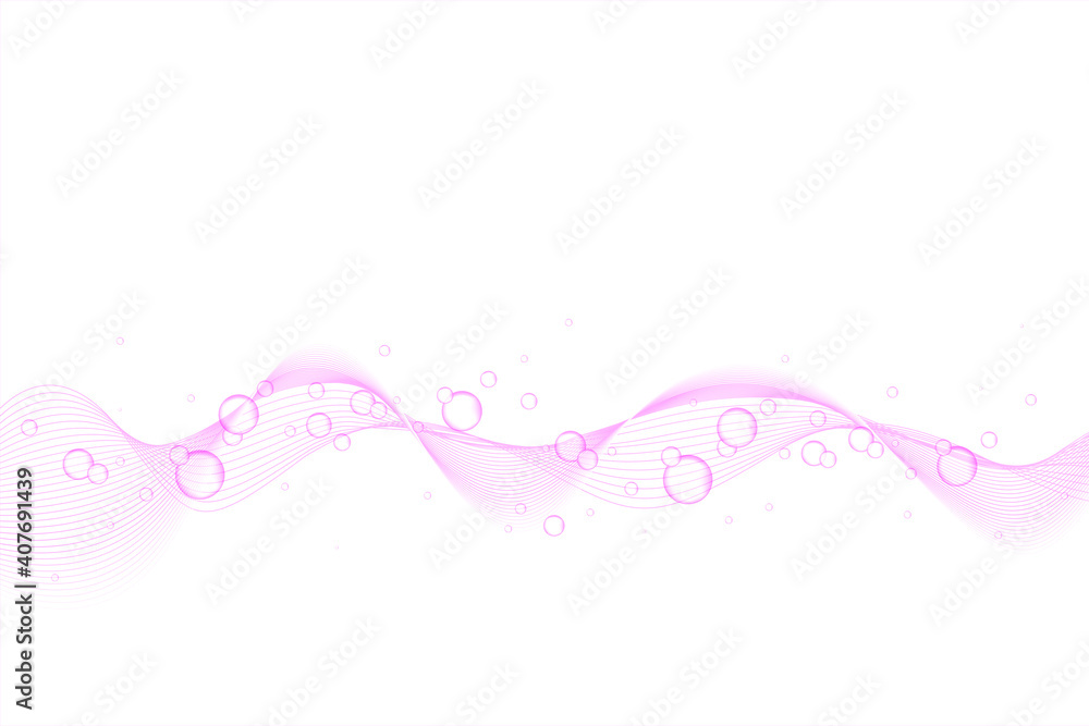 泡 波線 ウェーブ 背景 Abstract wave lines white background with fuzzy bubbles 泡 波線 ウェーブ 背景 Abstract wave lines white background with fuzzy bubbles