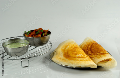 Delicious dosa for morning breakfast