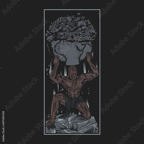strong men lift up the polluted earth