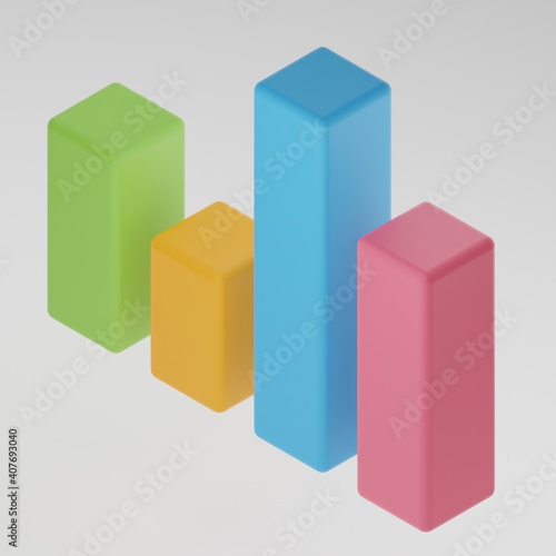 Isometric Icon chart