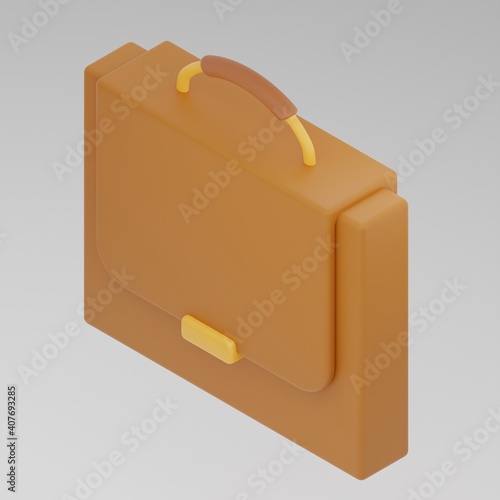 Isometric Icon briefcase