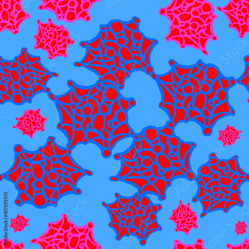 abstract blot. psychedelic seamless vector illustration. space pattern