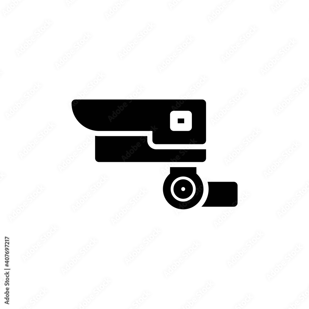 cctv glyph Icon. internet of things vector illustration on white background cctv glyph Icon. internet of things vector illustration on white background