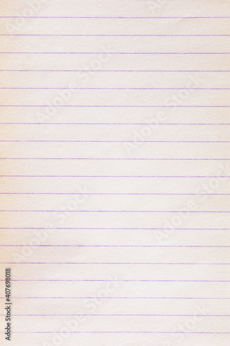 Blank old lined paper background texture