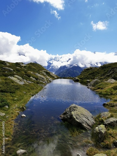 lake in the mountains