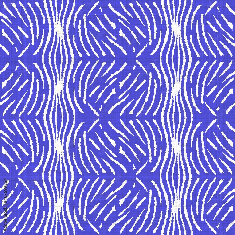 Azure blue white stripe linen texture background. Seamless ikat textile effect. Weathered dye pattern. Coastal cottage beach home decor. Modern marine fashion irregular line wavy repeat cotton cloth.
Azure blue white stripe linen texture background. Seamless ikat textile effect. Weathered dye pattern. Coastal cottage beach home decor. Modern marine fashion irregular line wavy repeat cotton cloth.