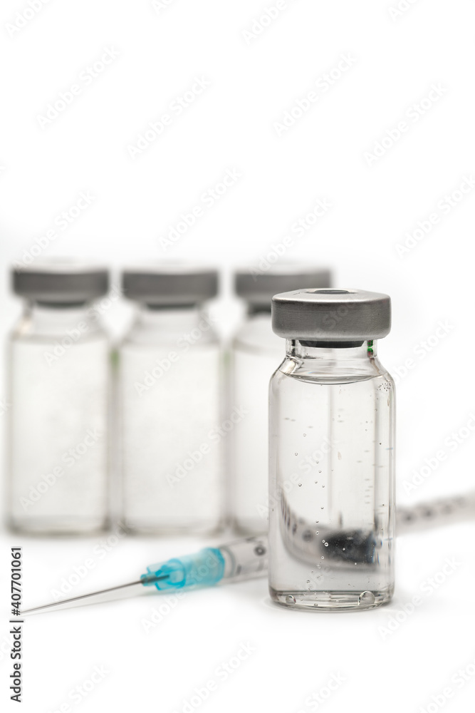 Syringe and vial Syringe and vial