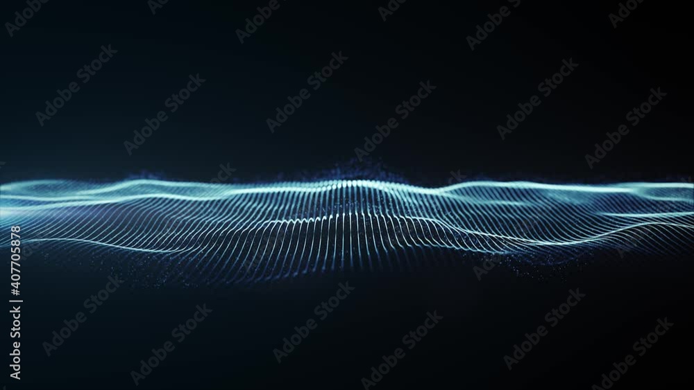 Abstract Network Mesh Waving Fx Background Loop/ 4k animation of an abstract fractal background with glowing mesh lines and lens flare flickering and seamless looping Abstract Network Mesh Waving Fx Background Loop/ 4k animation of an abstract fractal background with glowing mesh lines and lens flare flickering and seamless looping