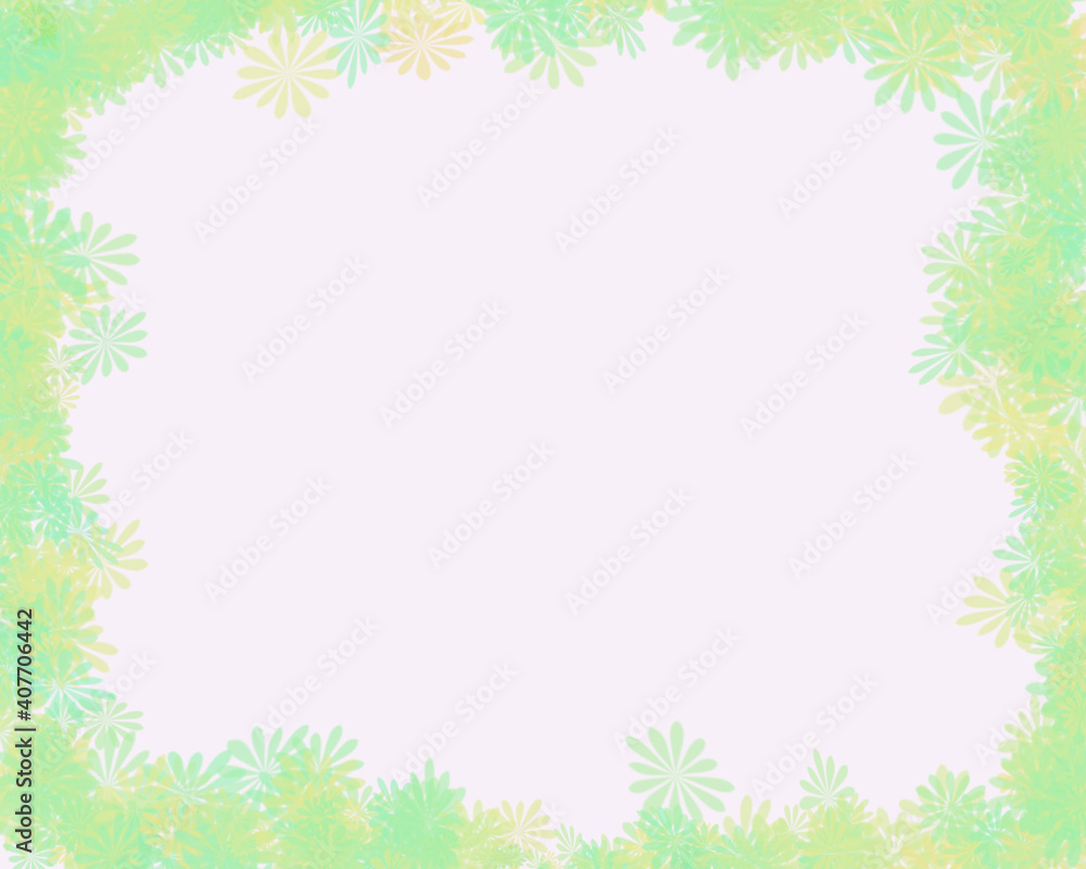 Valentines Day background. Floral pattern on copy space. Flat lay, top view. Spring background. Illustration Valentines Day background. Floral pattern on copy space. Flat lay, top view. Spring background. Illustration