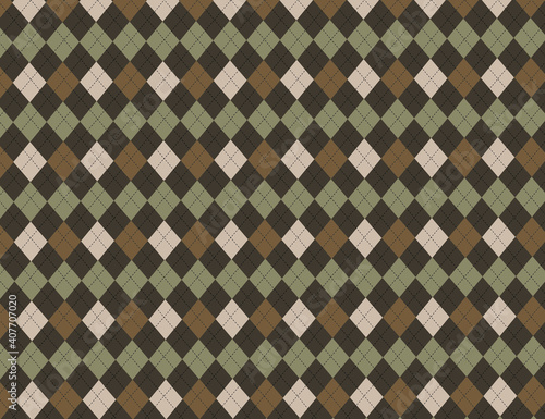 Schottenmuster Argyle Karo