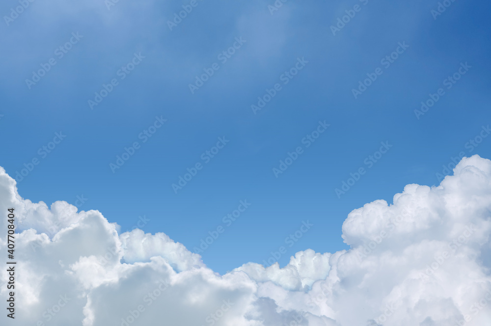 Clouds layer with blue sky background Clouds layer with blue sky background