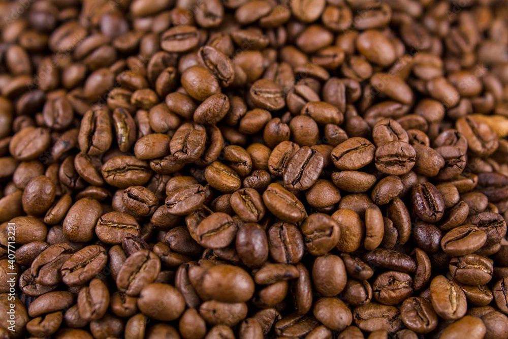 many roasted a coffee beans lie together many roasted a coffee beans lie together