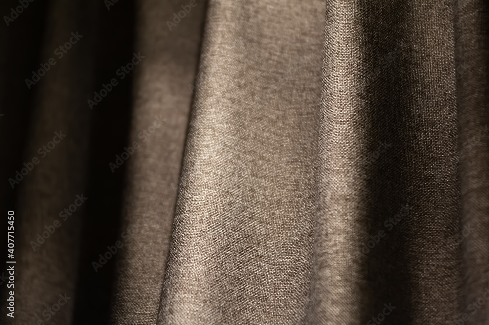 Fototapeta premium Vorhang mit Schatten 