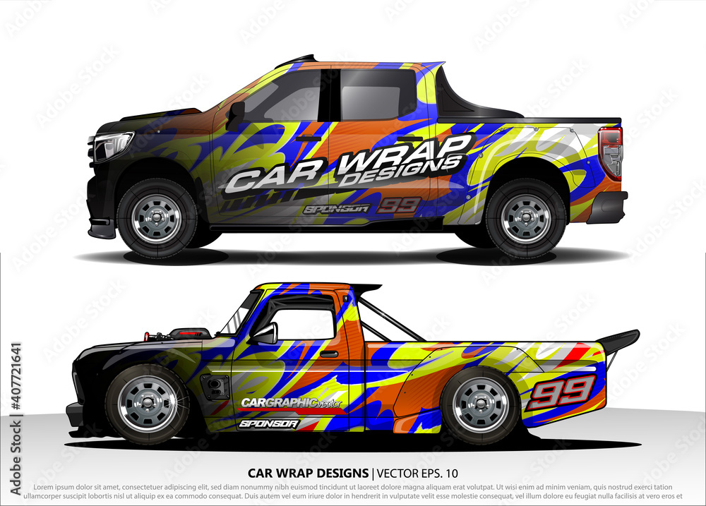 car graphic background vector. abstract race style livery design for vehicle vinyl sticker wrap
car graphic background vector. abstract race style livery design for vehicle vinyl sticker wrap
