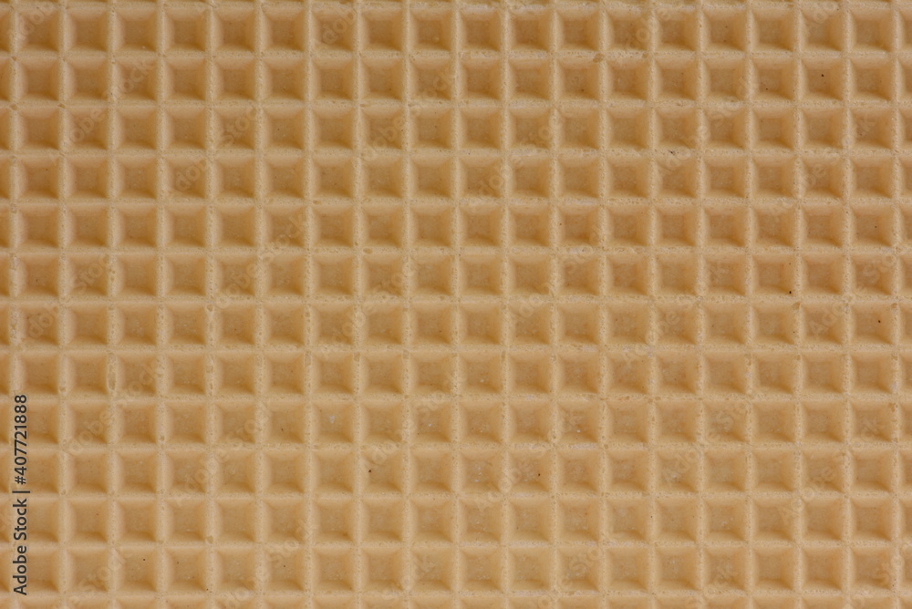Close-up yellow wafer texture background Close-up yellow wafer texture background