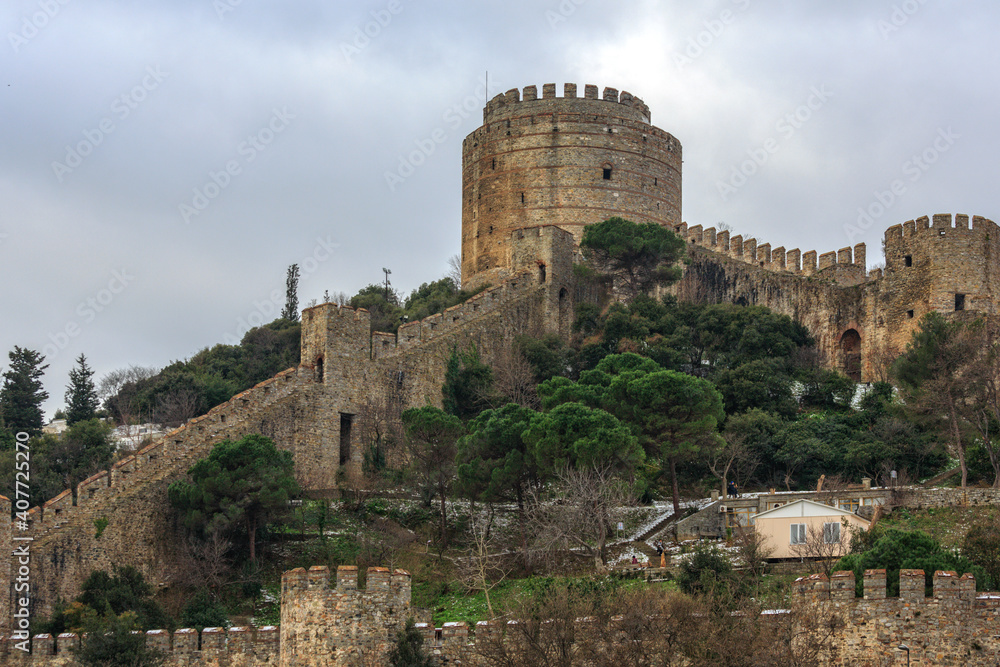 Rumeli Fortress in Spring. Istanbul, Turkey