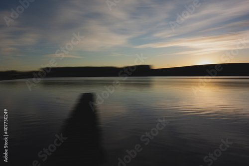 Sunrise Reservoir Water Jetty Pier © Chester