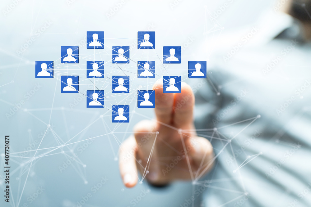 Telecommunication concept with abstract network structure Telecommunication concept with abstract network structure