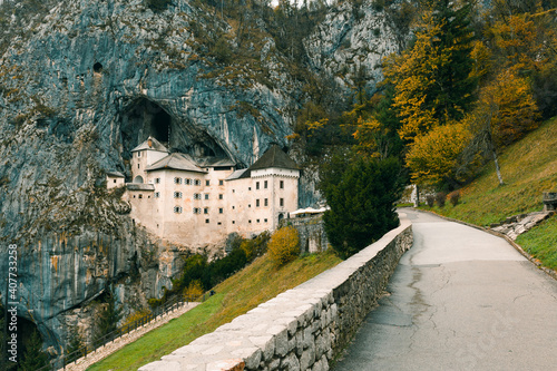 Predjama castle in Slovenia Bled photo