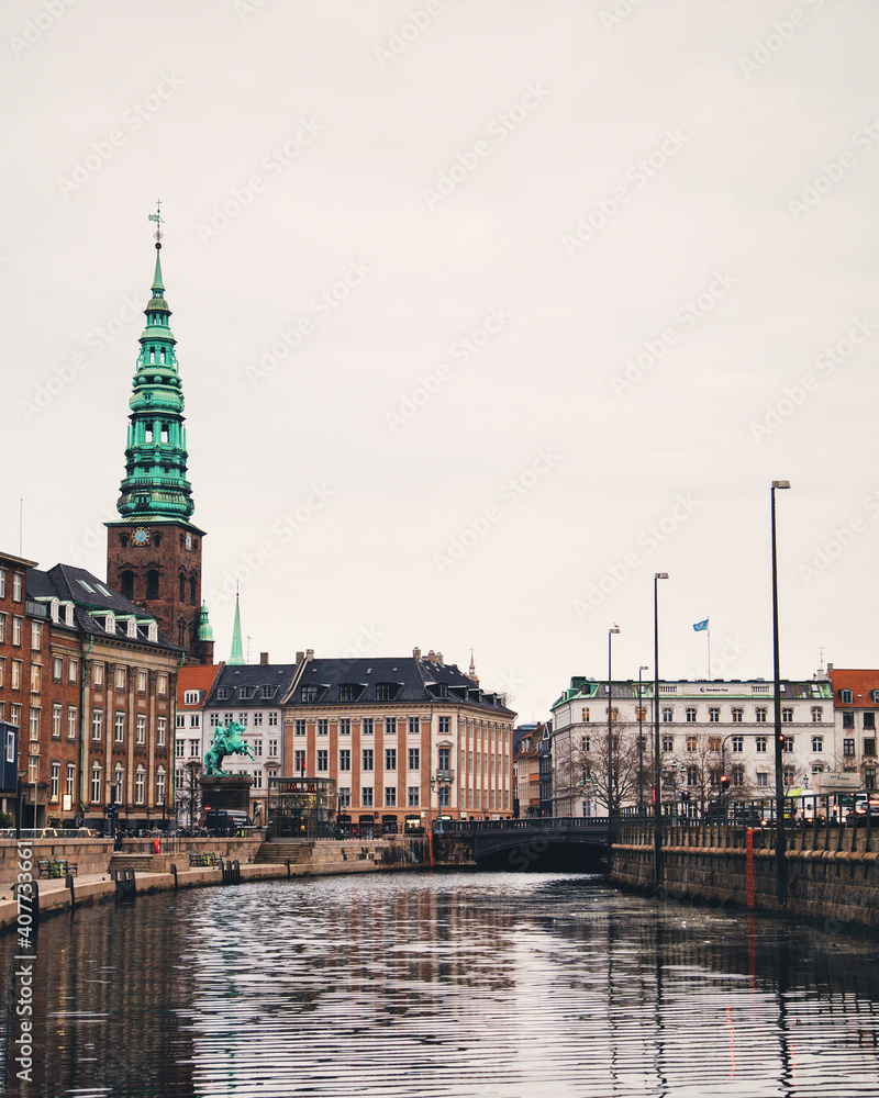 Obraz premium The streets of Copenhagen, Denmark