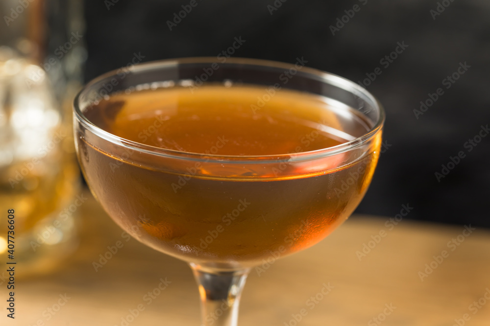 Homemade Boozy Whiskey Tipperary Cocktail Homemade Boozy Whiskey Tipperary Cocktail