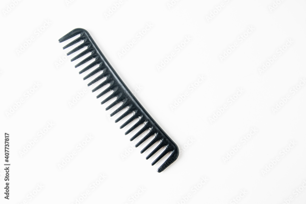 hair combs on a white background hair combs on a white background
