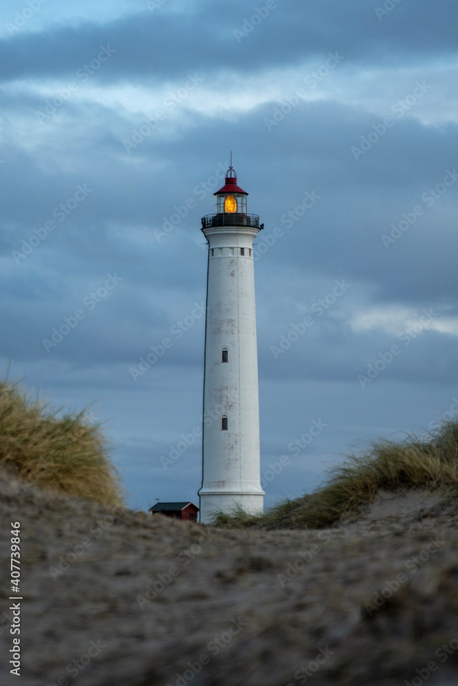 Lyngvig Lighthouse western part of Denmark