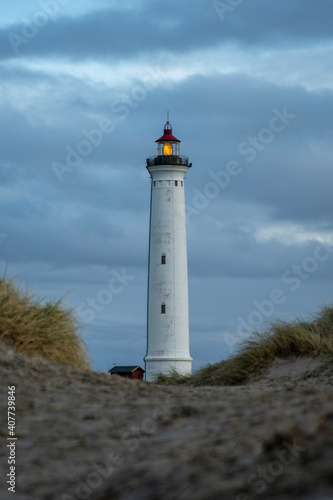 Lyngvig Lighthouse western part of Denmark