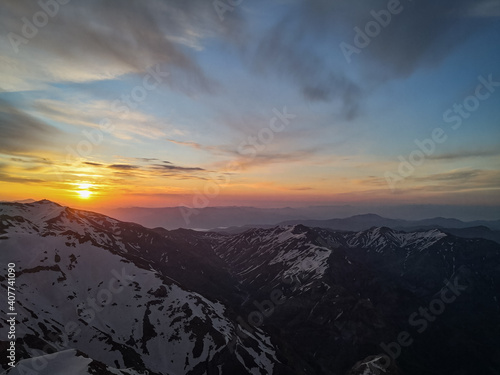 sunset in the mountains © Saeed.SN