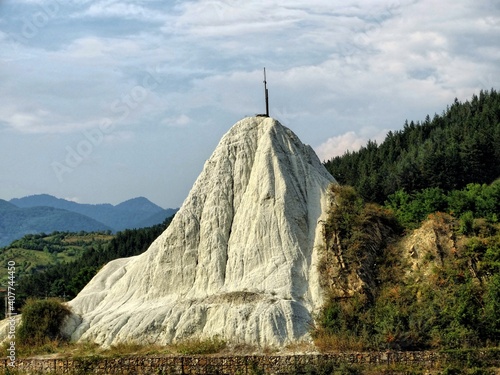 salt mountains in Romania, Lopatari, Salt plateau Meledic photo