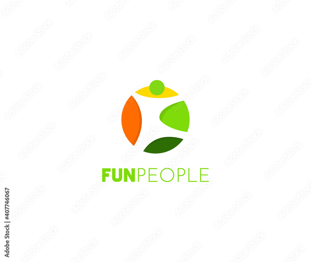 Fun People logo design sign