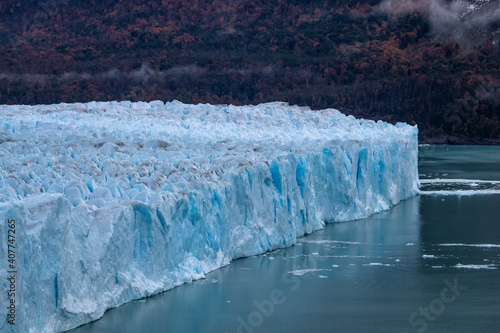 Glacier view from patagonia of Argentina