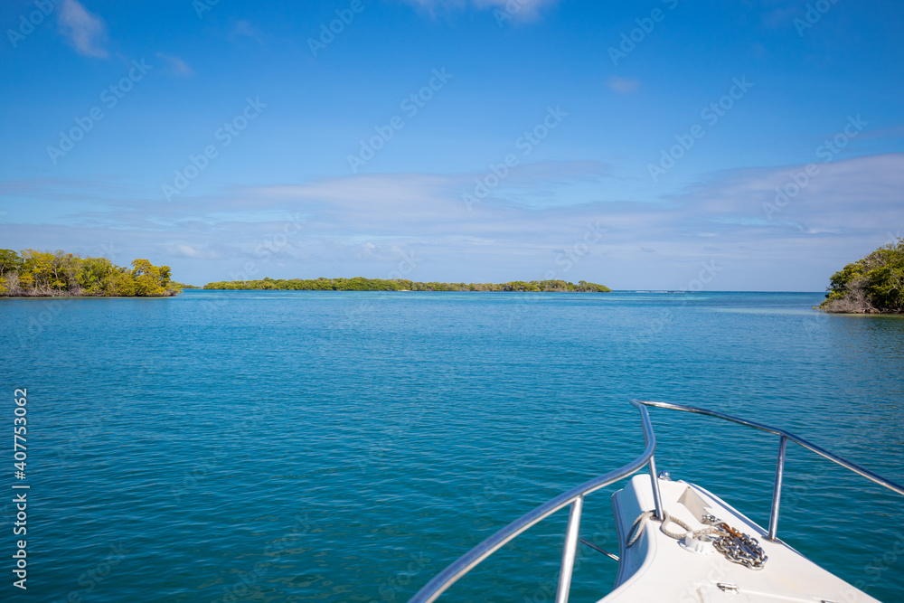 Fototapeta premium boat on the lake