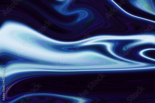 Blue liquid marble vector background