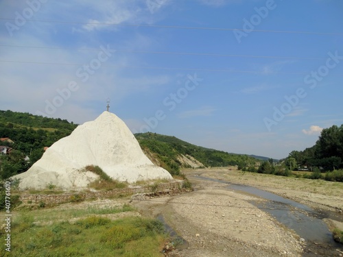 salt mountains in Romania, Lopatari, Salt plateau Meledic photo